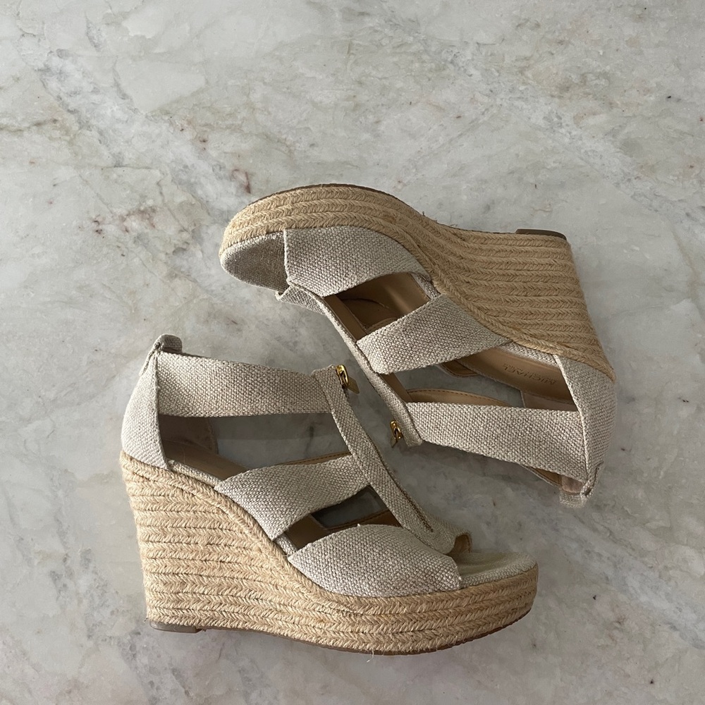 Strappy Wedge Shoes